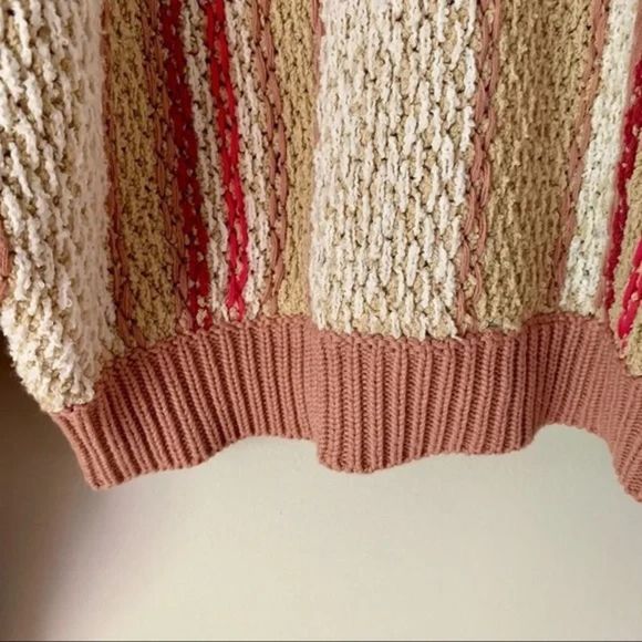 Free People Pull Over Knit Sweater Size M - Picture 10 of 13